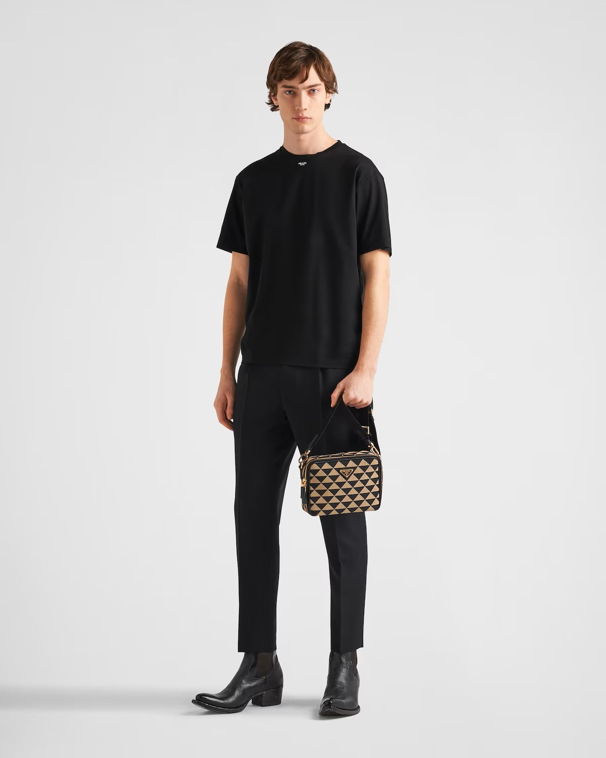 Black Stretch Cotton T-shirt - Exclusive Wear