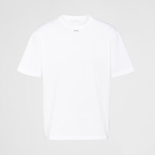 White Stretch Cotton T-shirt