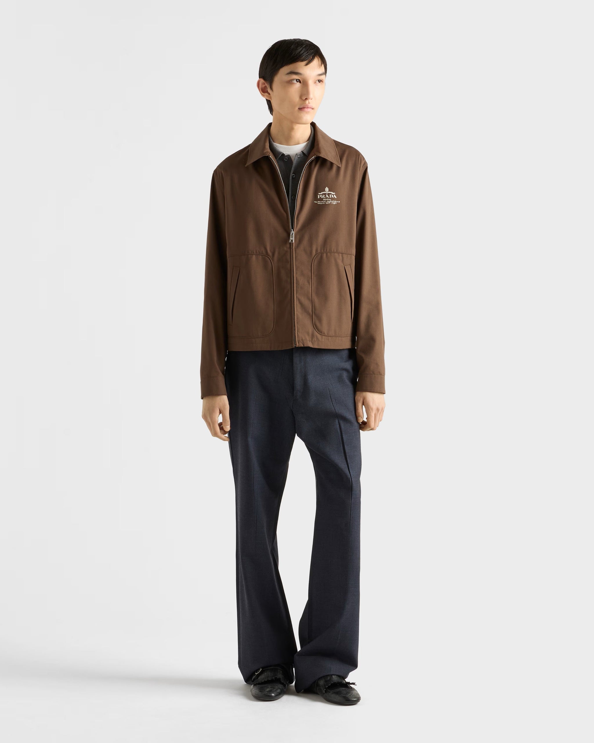 Ebony Cotton Blend Jacket