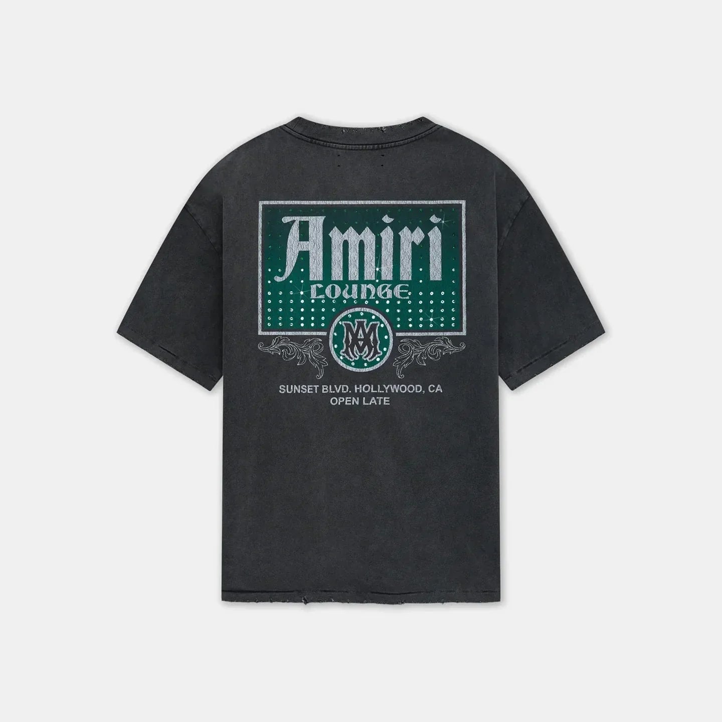 VINTAGE CRYSTAL LOUNGE BLACK T-SHIRT - Exclusive Wear