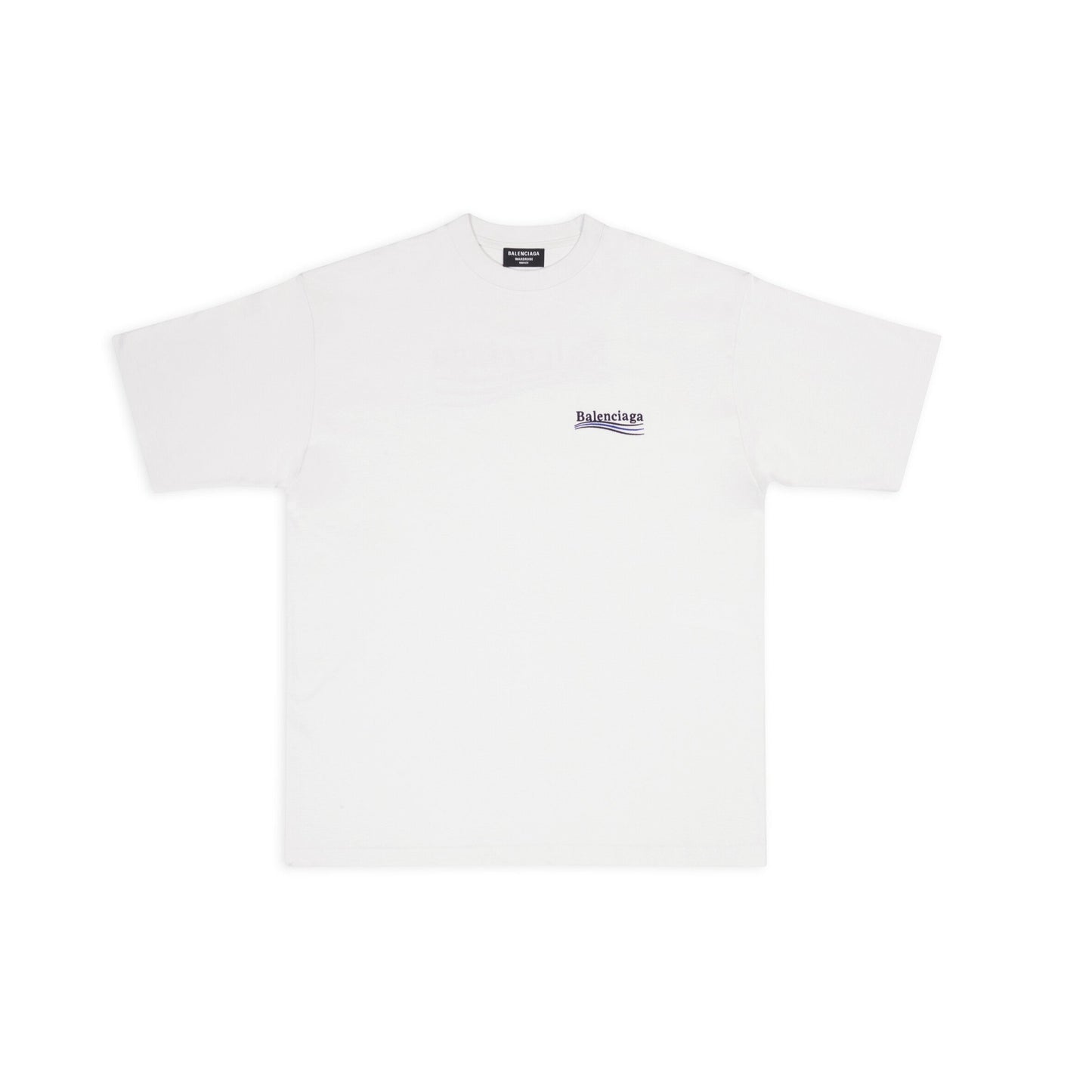 Political Campaign Embroidered White T-shirt - Exclusive Wear