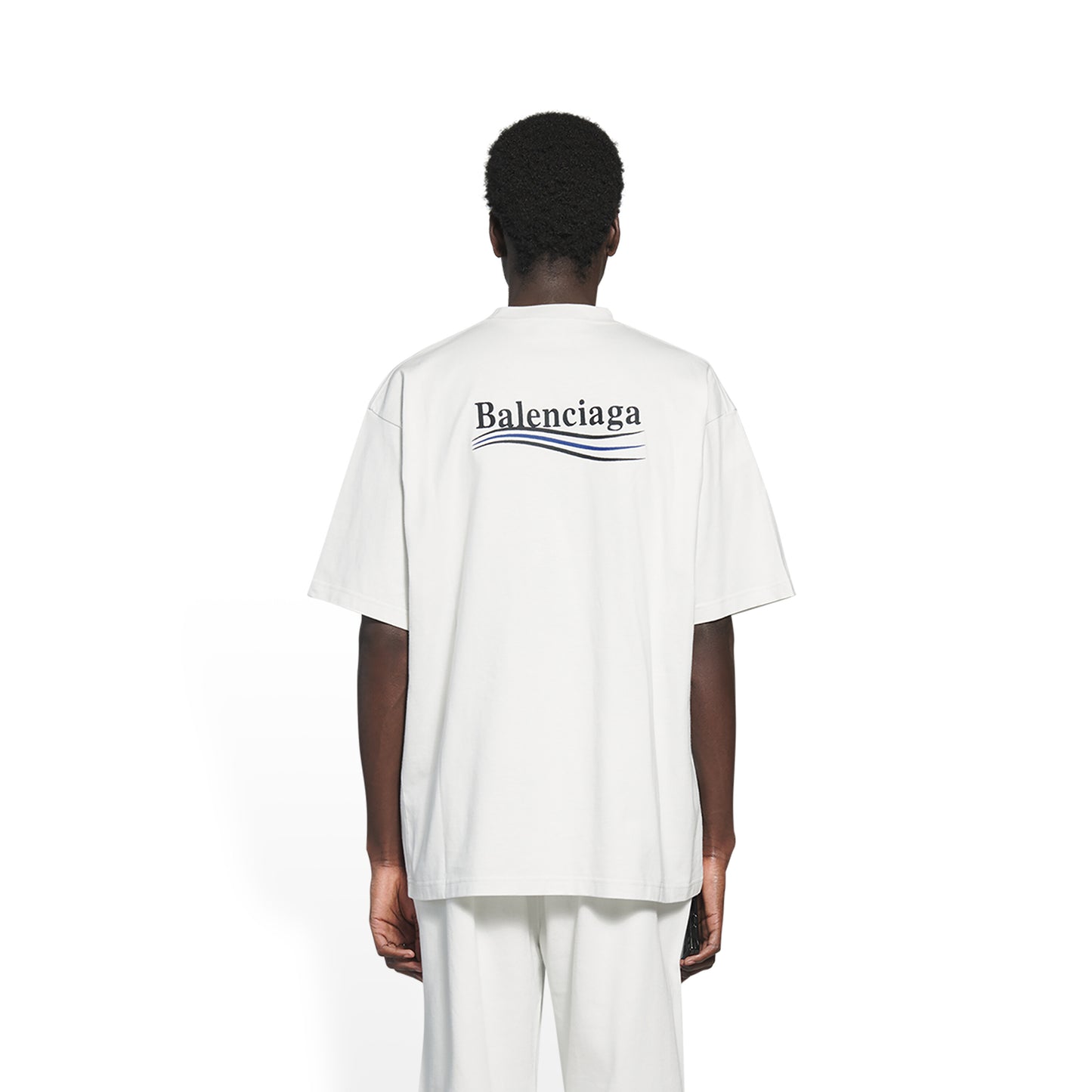 Political Campaign Embroidered White T-shirt - Exclusive Wear