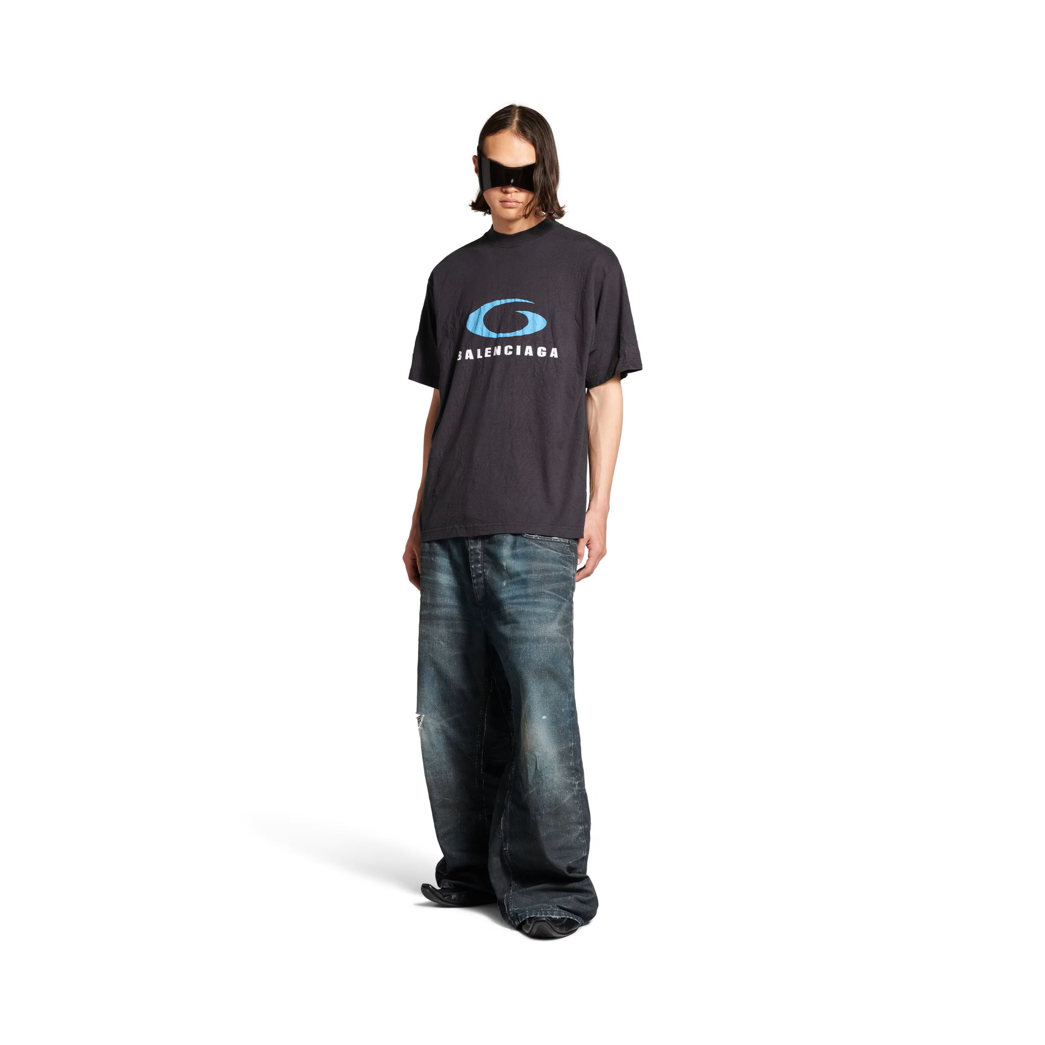 LOOP SPORTS ICON MEDIUM FIT BLACK T-SHIRT - Exclusive Wear