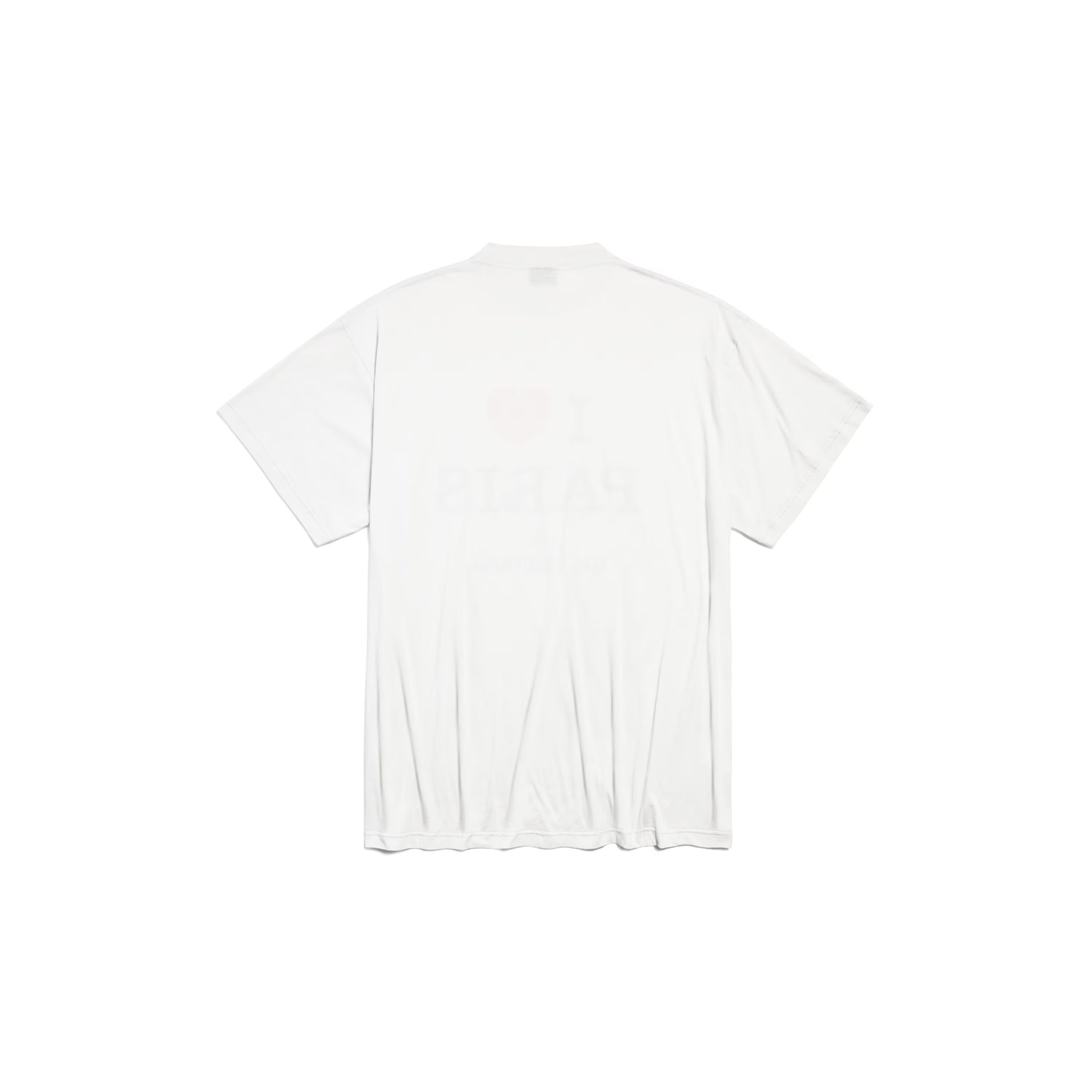 I LOVE PARIS WHITE OVERSIZED T-SHIRT - Exclusive Wear