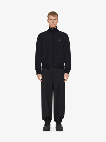 Tracksuit jacket in fleece with 4G detail