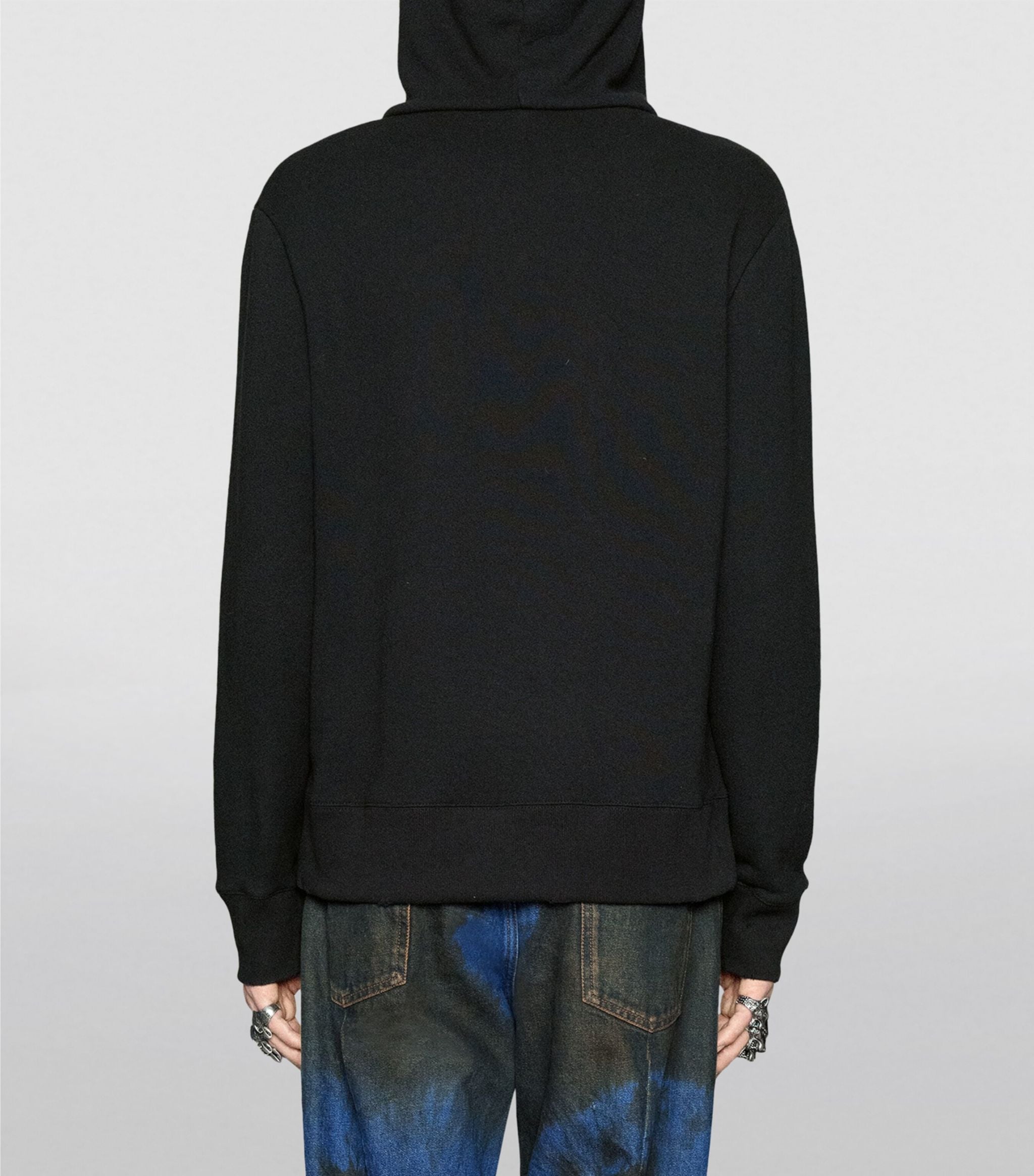 Vintage Logo Black Hoodie - Exclusive Wear