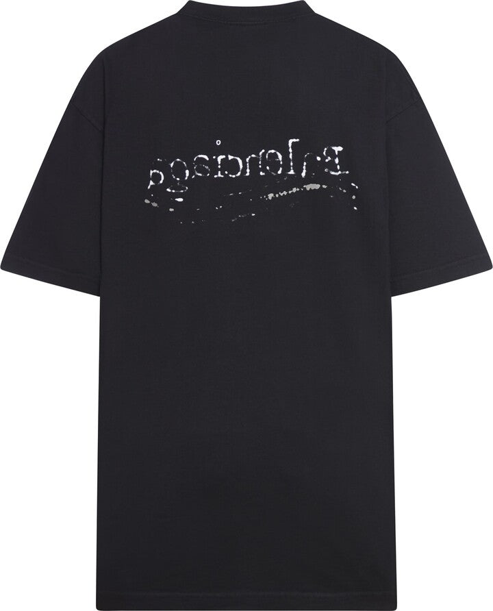 Hand Drawn Political Campaign Logo Black T-shirt - Exclusive Wear