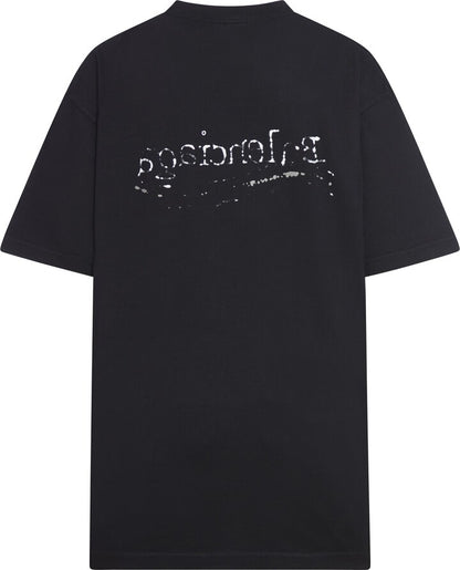 Hand Drawn Political Campaign Logo Black T-shirt