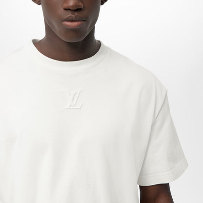 Embossed Logo White T-shirt