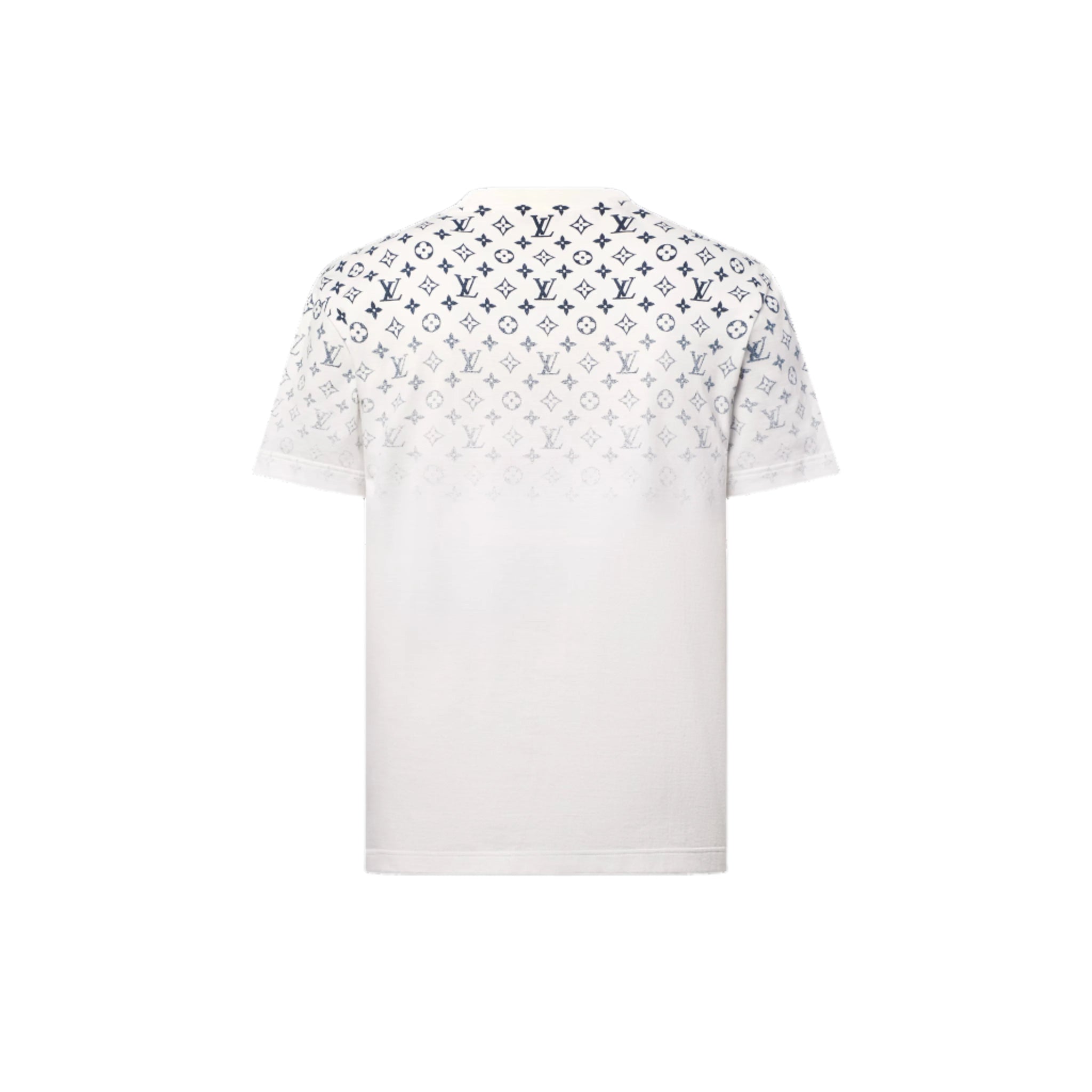 LV Icons Gradient White Cotton T-shirt - Exclusive Wear