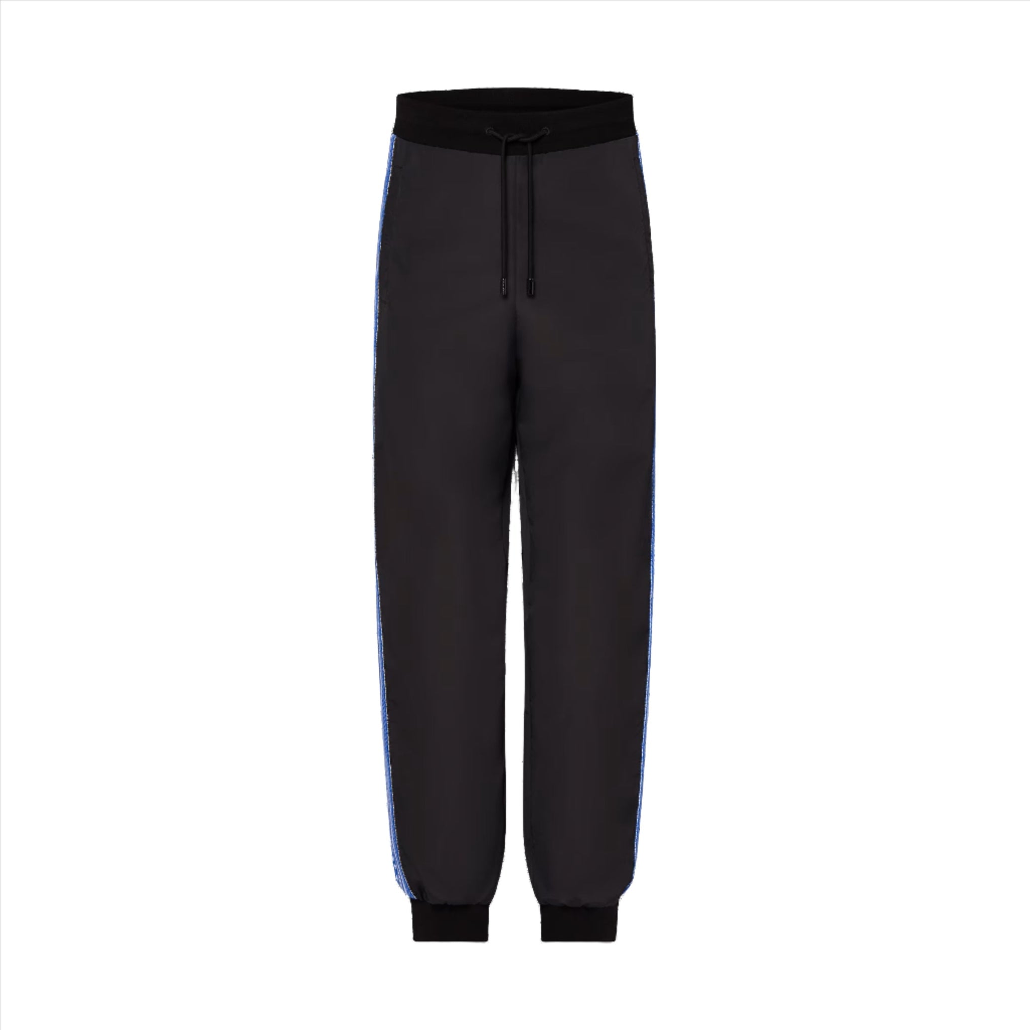 Fair Isle Stripes Nylon Jogpants