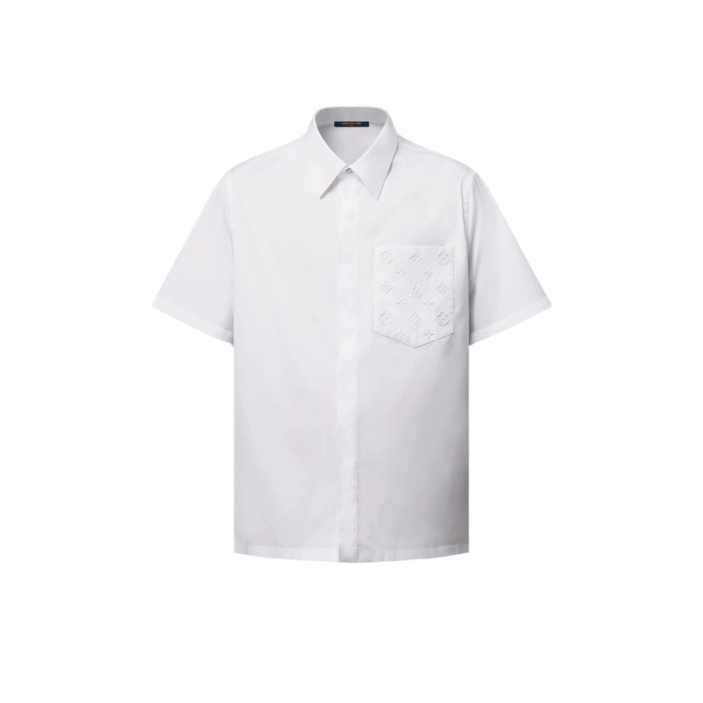 Monogram Pocket White Shirt