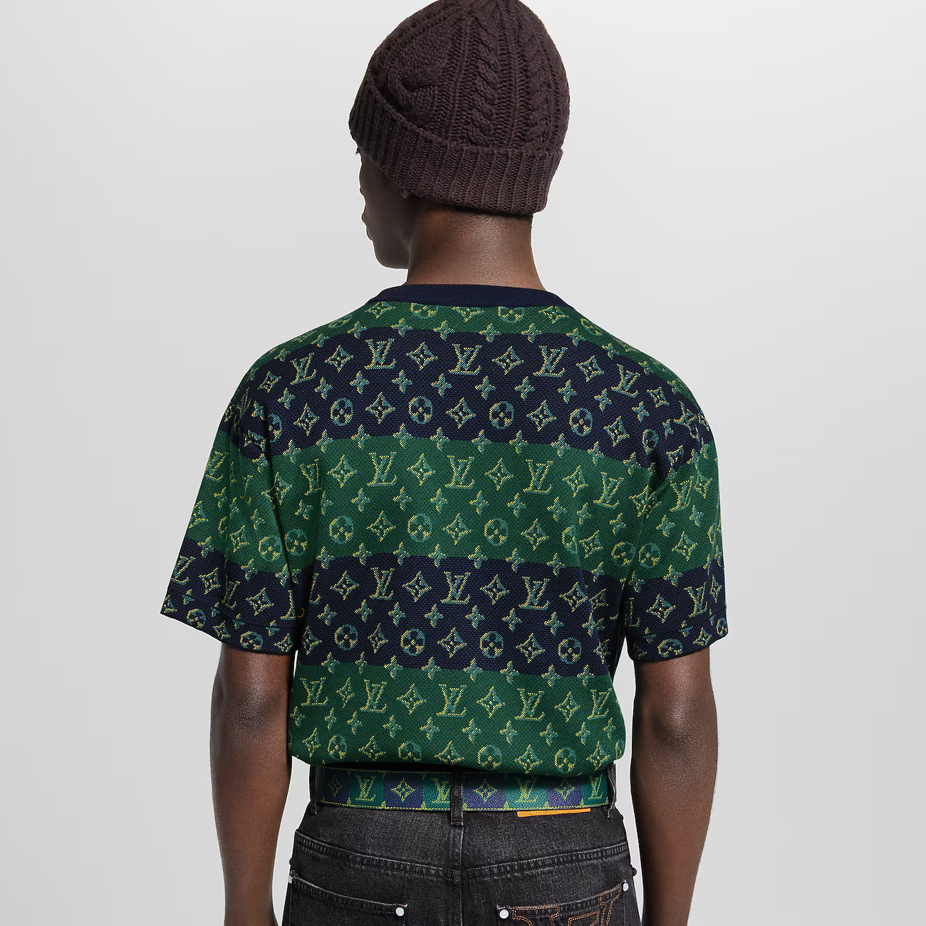 Monogram Short-Sleeved Crewneck T-shirt - Exclusive Wear