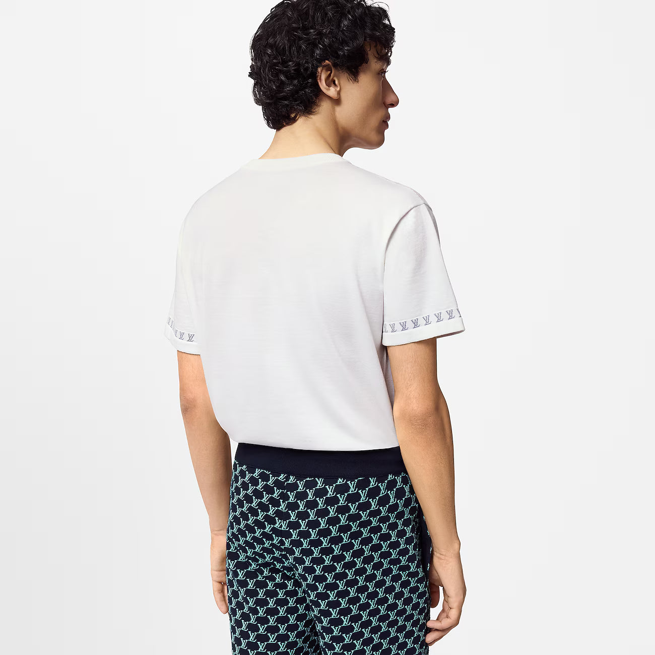 Signature Short-Sleeved Knitwear Milky White T-shirt - Exclusive Wear