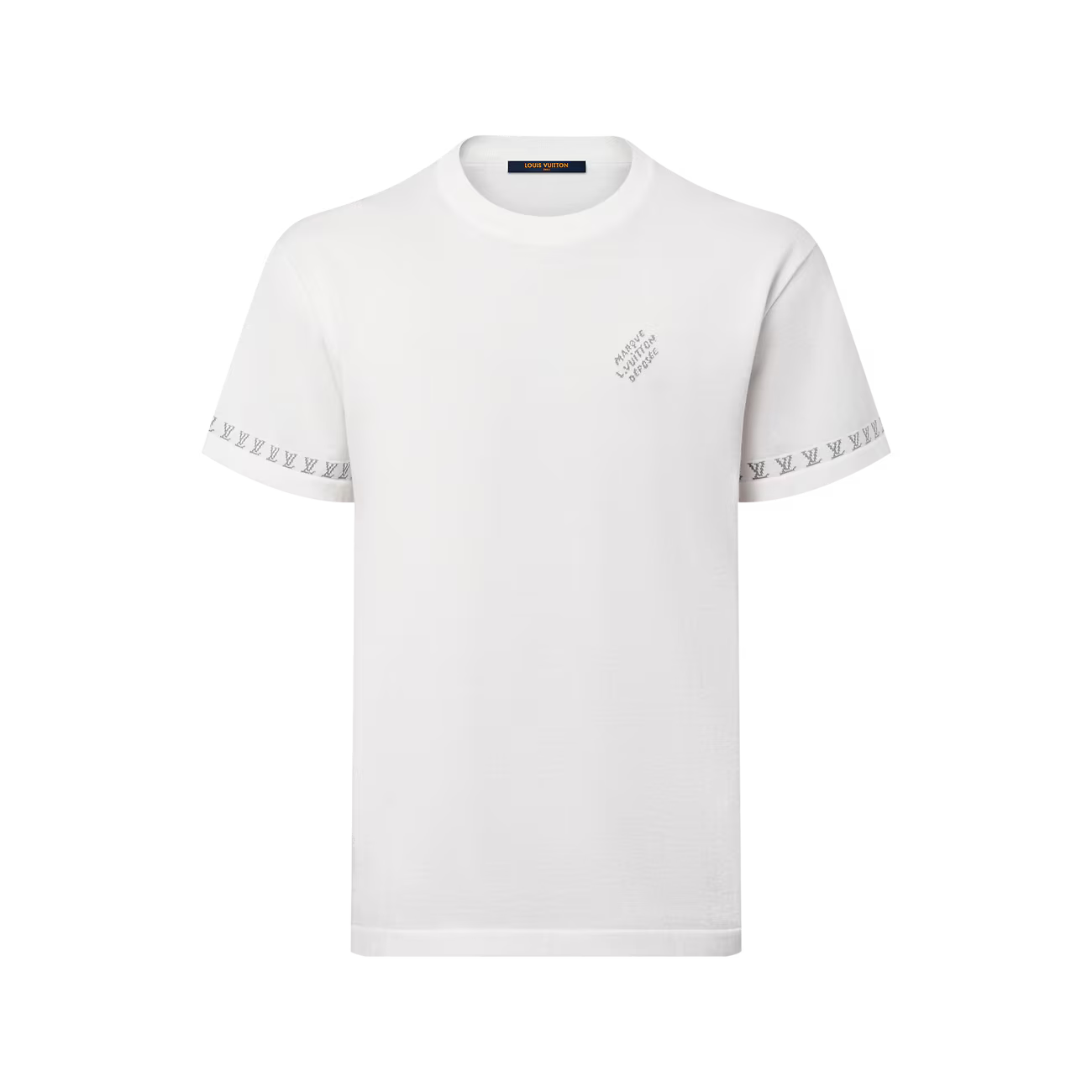 Signature Short-Sleeved Knitwear Milky White T-shirt - Exclusive Wear