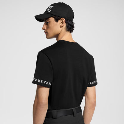 Signature Short-Sleeved Knitwear Black T-shirt