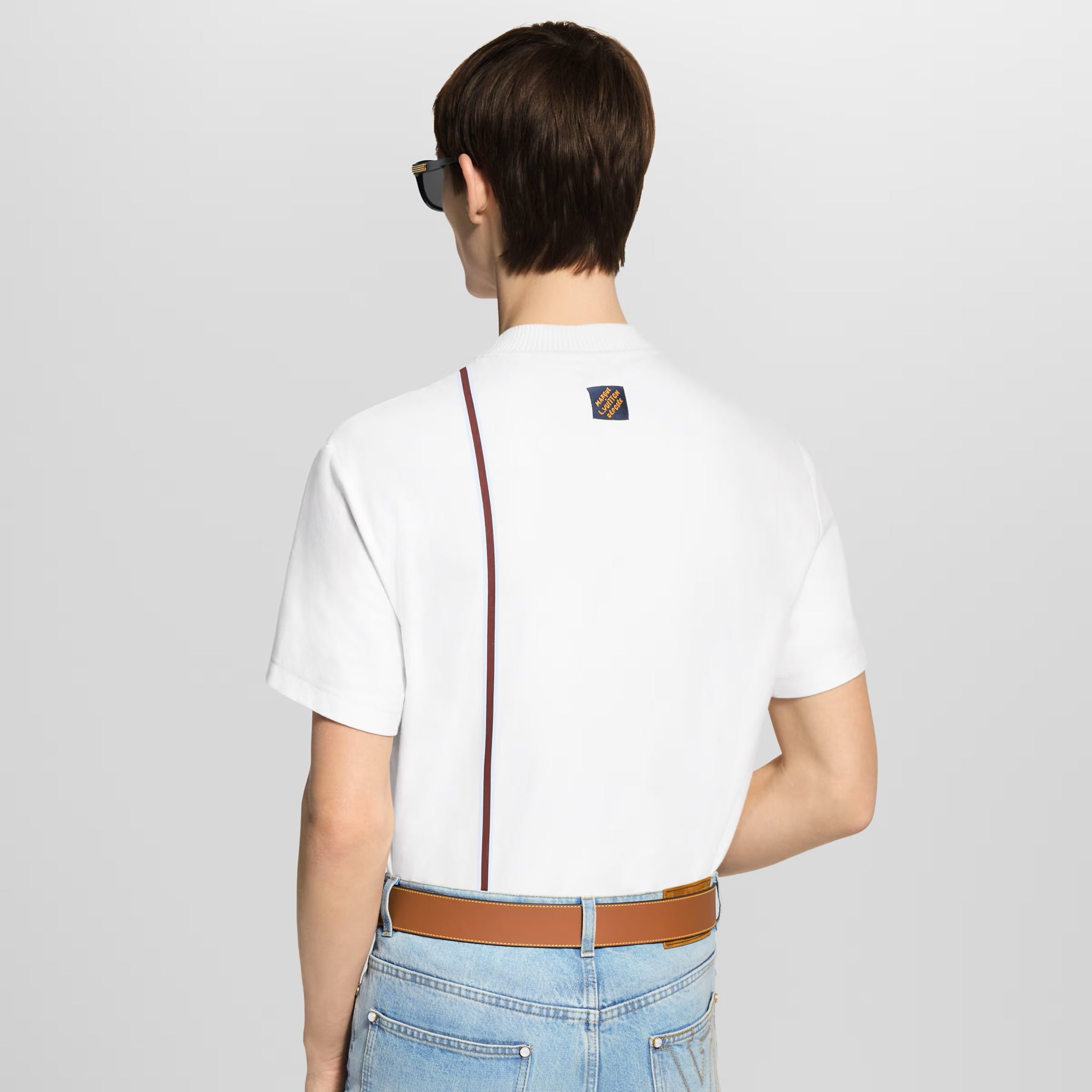 Golden Crown Patch White T-shirt - Exclusive Wear