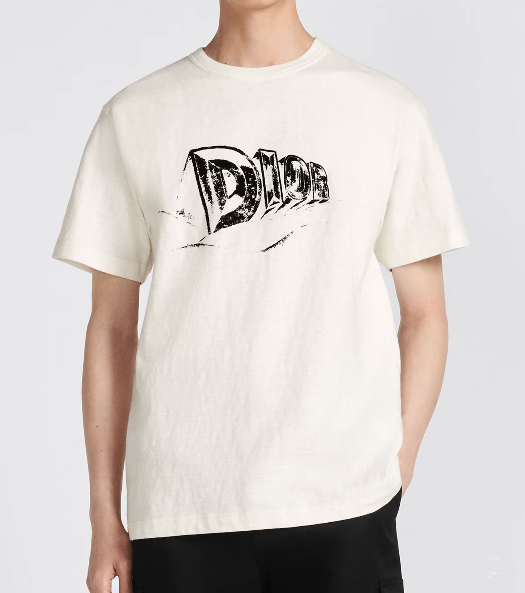 SLUB COTTON JERSEY WHITE T-SHIRT - Exclusive Wear