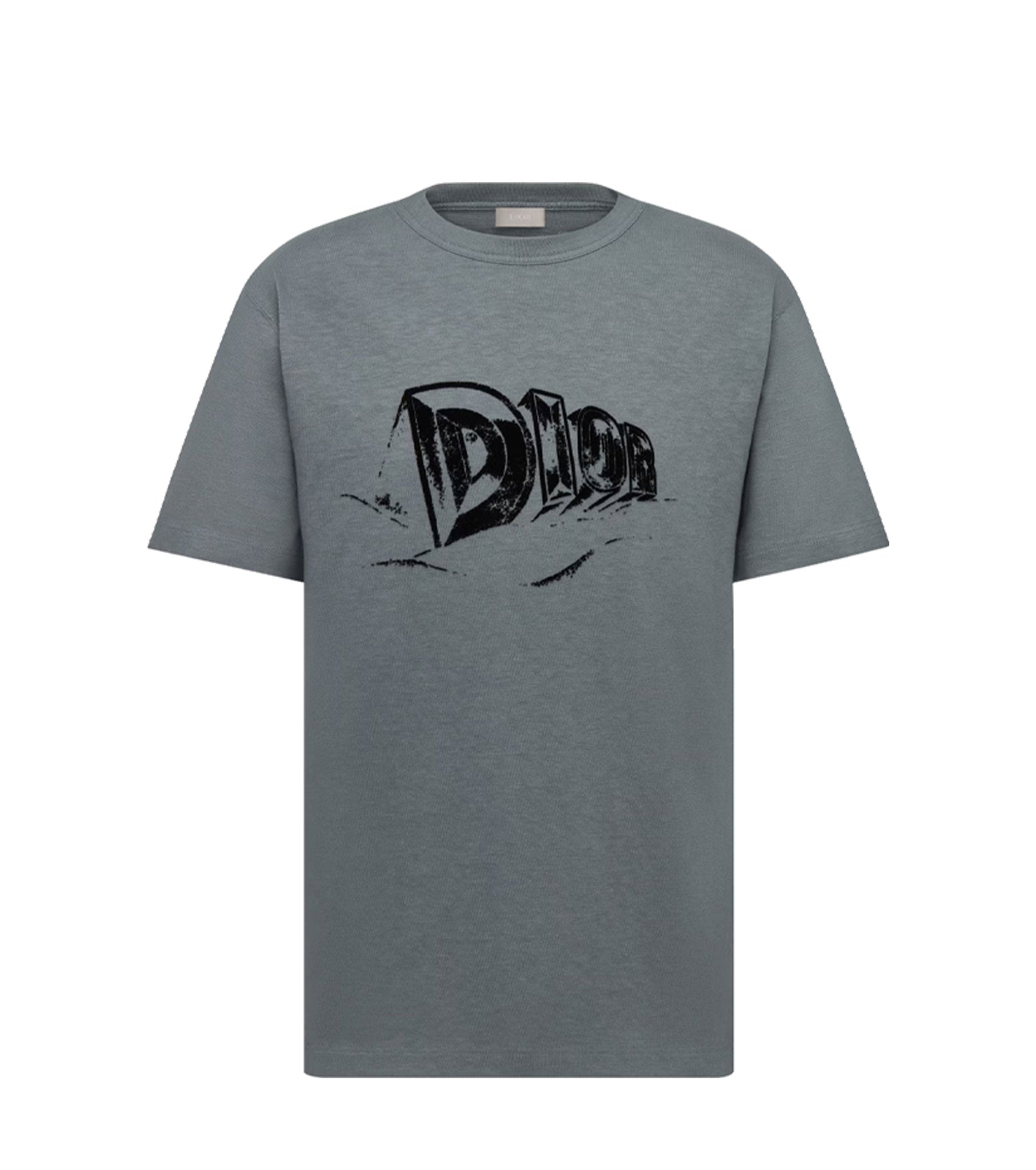 SLUB COTTON JERSEY GREY T-SHIRT - Exclusive Wear
