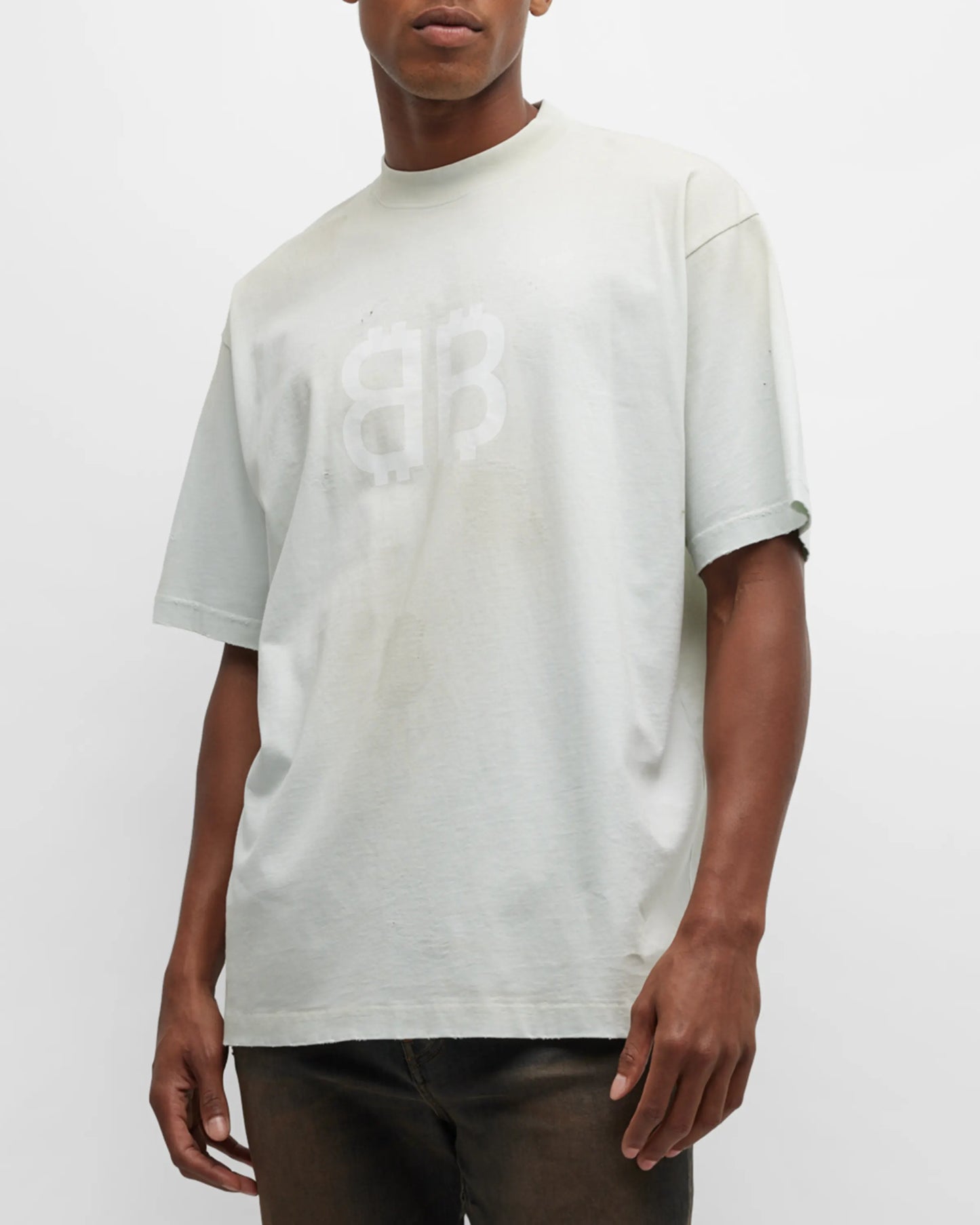 Crypto BB Faded Logo White T-shirt