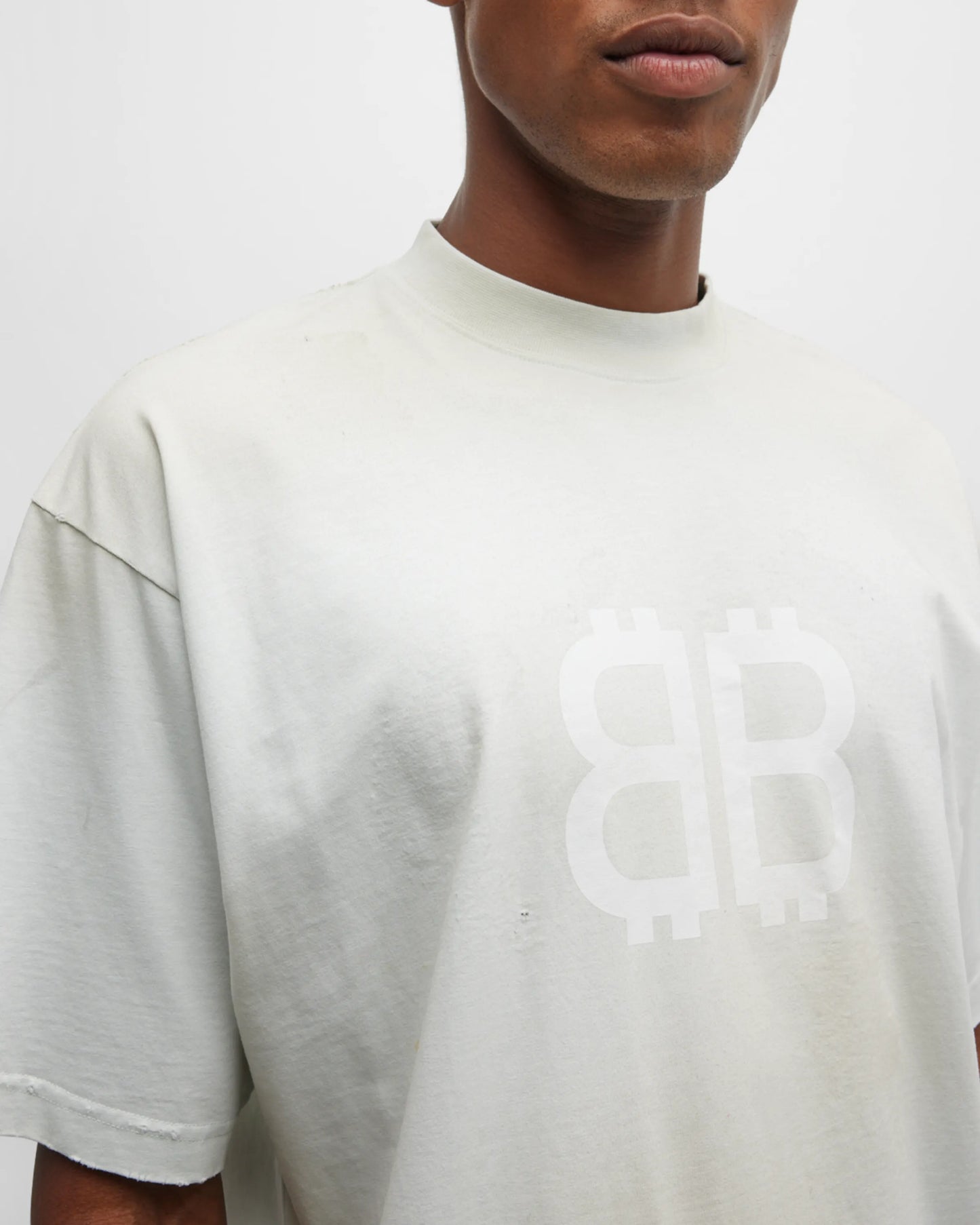 Crypto BB Faded Logo White T-shirt