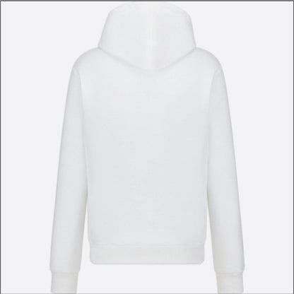 KENNY SCHARF WHITE HOODED SWEATSHIRT - Exclusive Wear