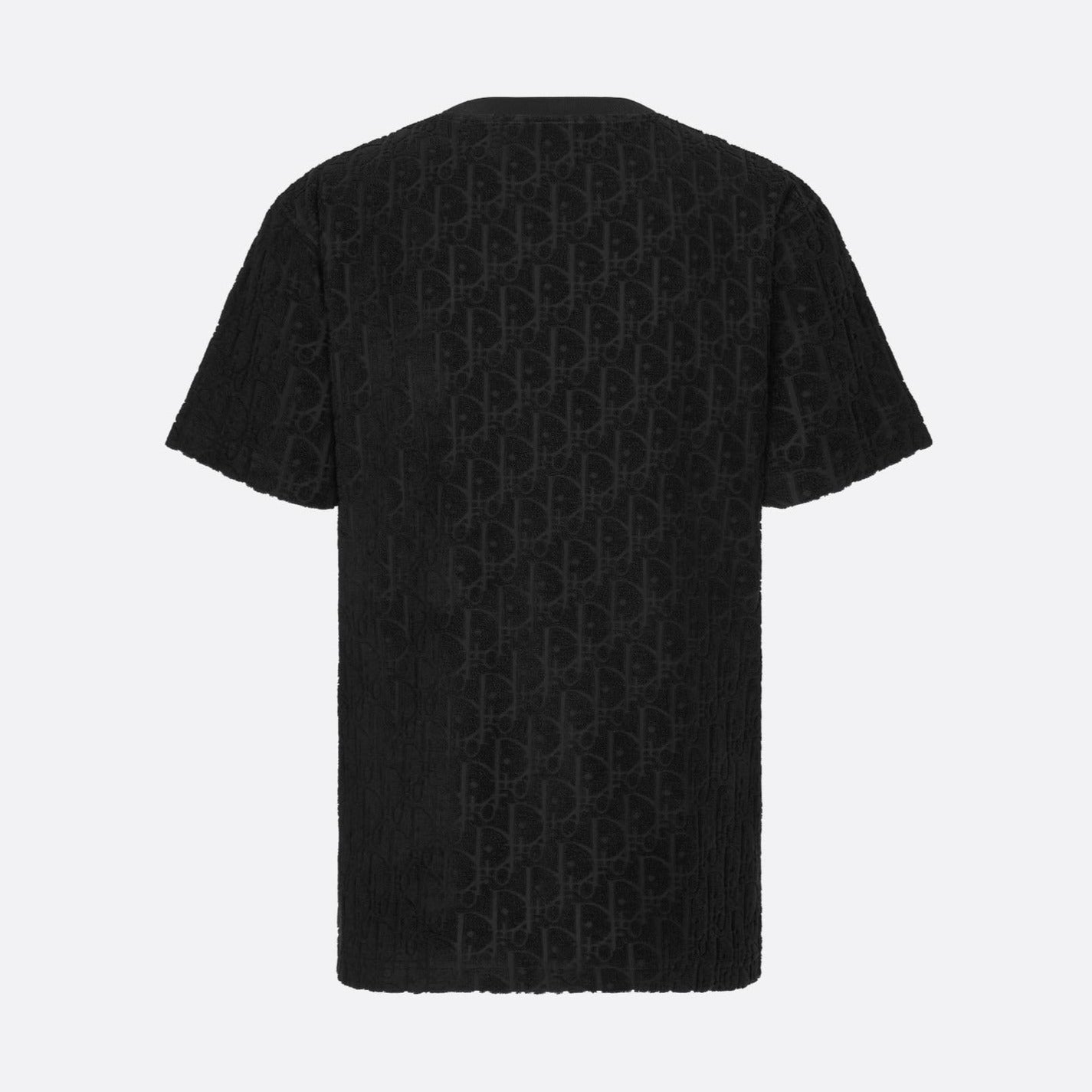 Oblique Relaxed Fit Black T-shirt - Exclusive Wear