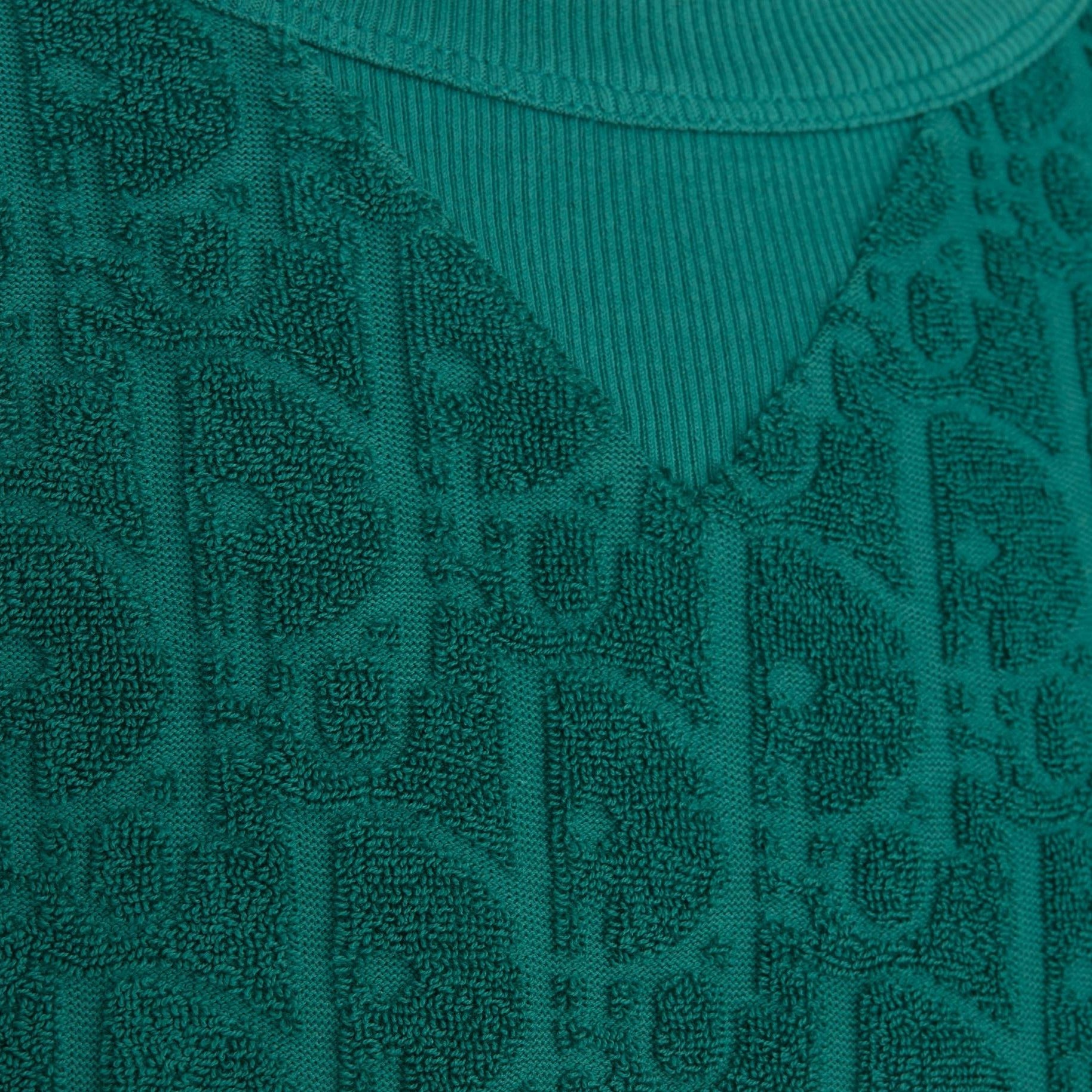 Oblique Relaxed Fit Green T-shirt - Exclusive Wear