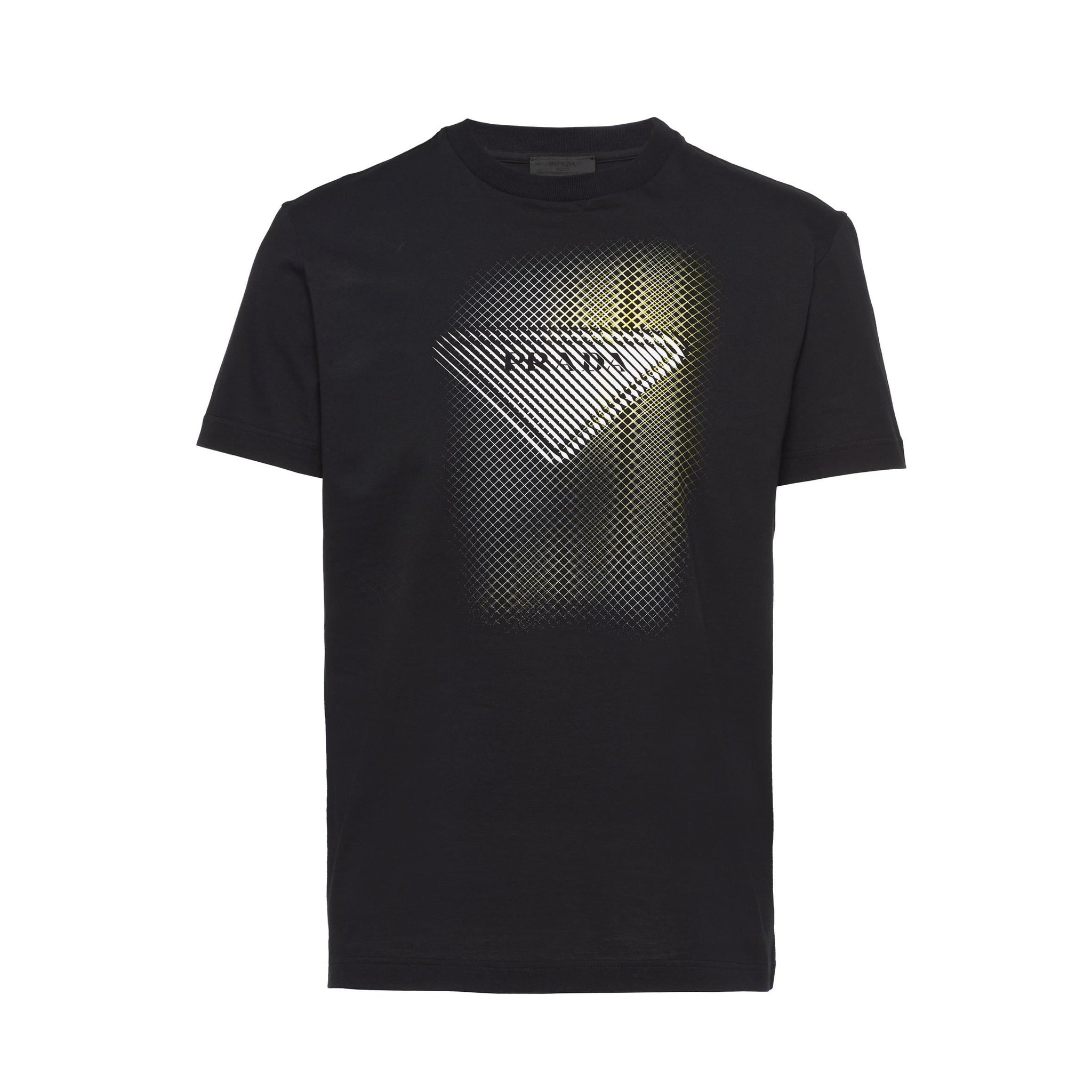 Printed Black Cotton T-shirt - Exclusive Wear