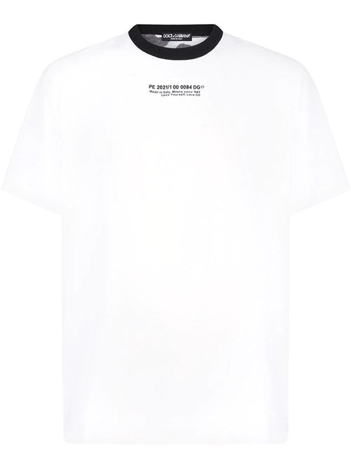 DG painted camouflage White T-shirt - Styledistrict