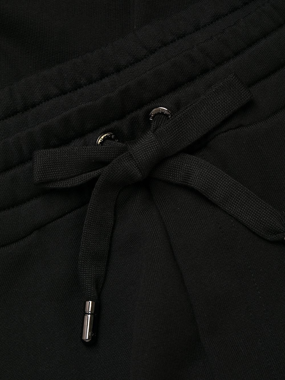 DG Black Drawstring Cotton Track Pants - Exclusive Wear