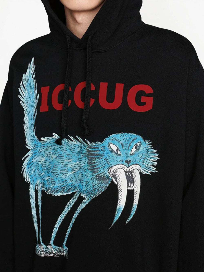 Gucci hotsell panther hoodie