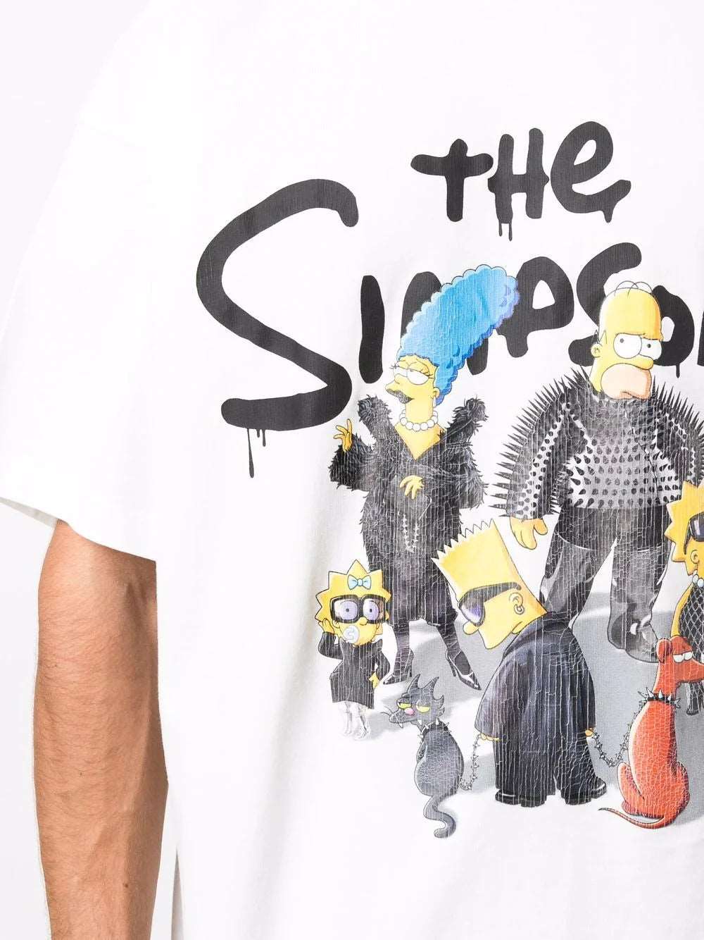 BLCG The Simpsons-print White T-shirt - Styledistrict