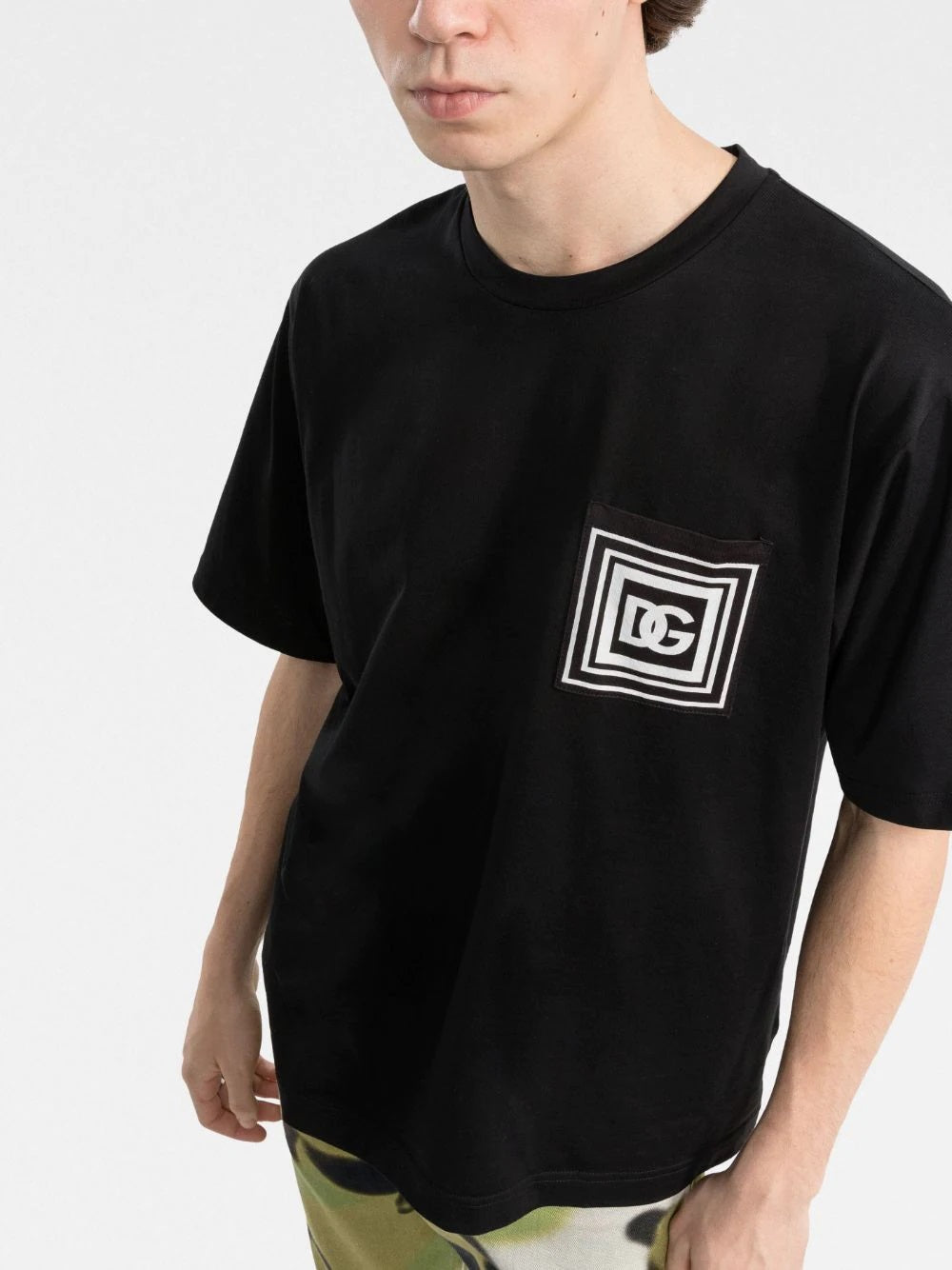 DG logo-print Black T-shirt - Styledistrict