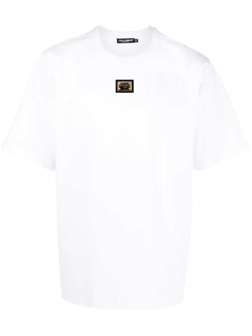 DG logo-plaque short-sleeved T-shirt - Styledistrict