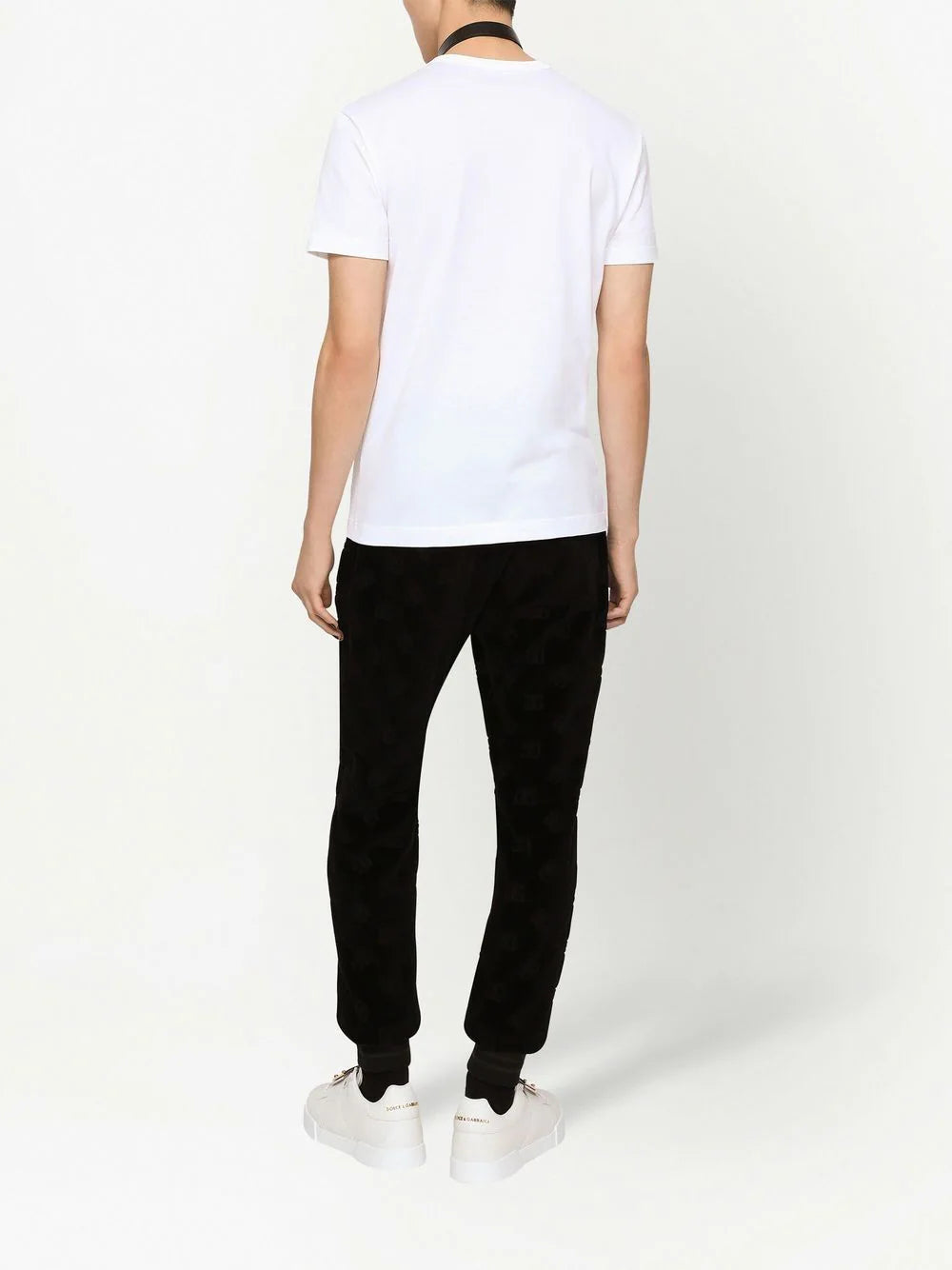 DG DG logo-print pocket White T-shirt - Styledistrict
