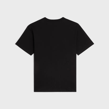 Eyelet logo embroidery Black T-shirt - Exclusive Wear