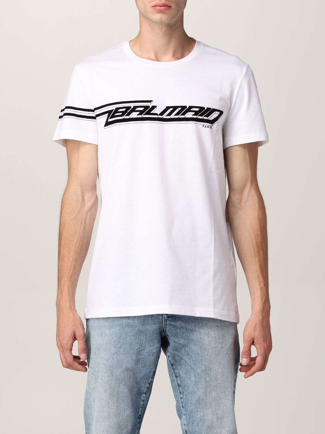 BLM Logo Print White T-shirt - Styledistrict