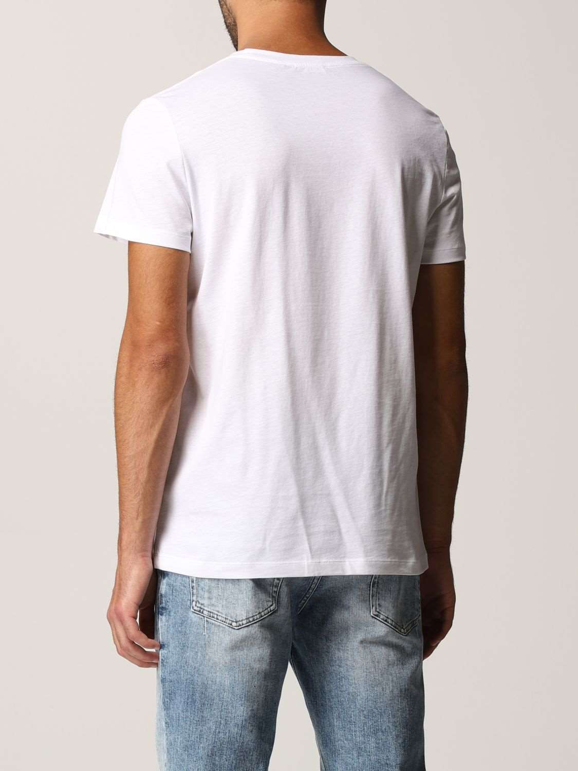 BLM Metallic-Logo Crew-Neck White T-shirt - Styledistrict