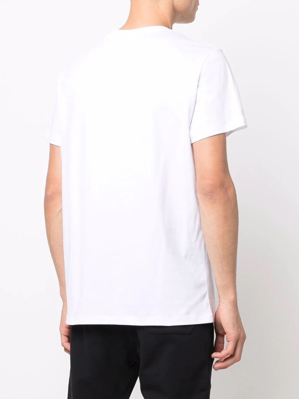 BLM Logo Print White T-shirt - Styledistrict