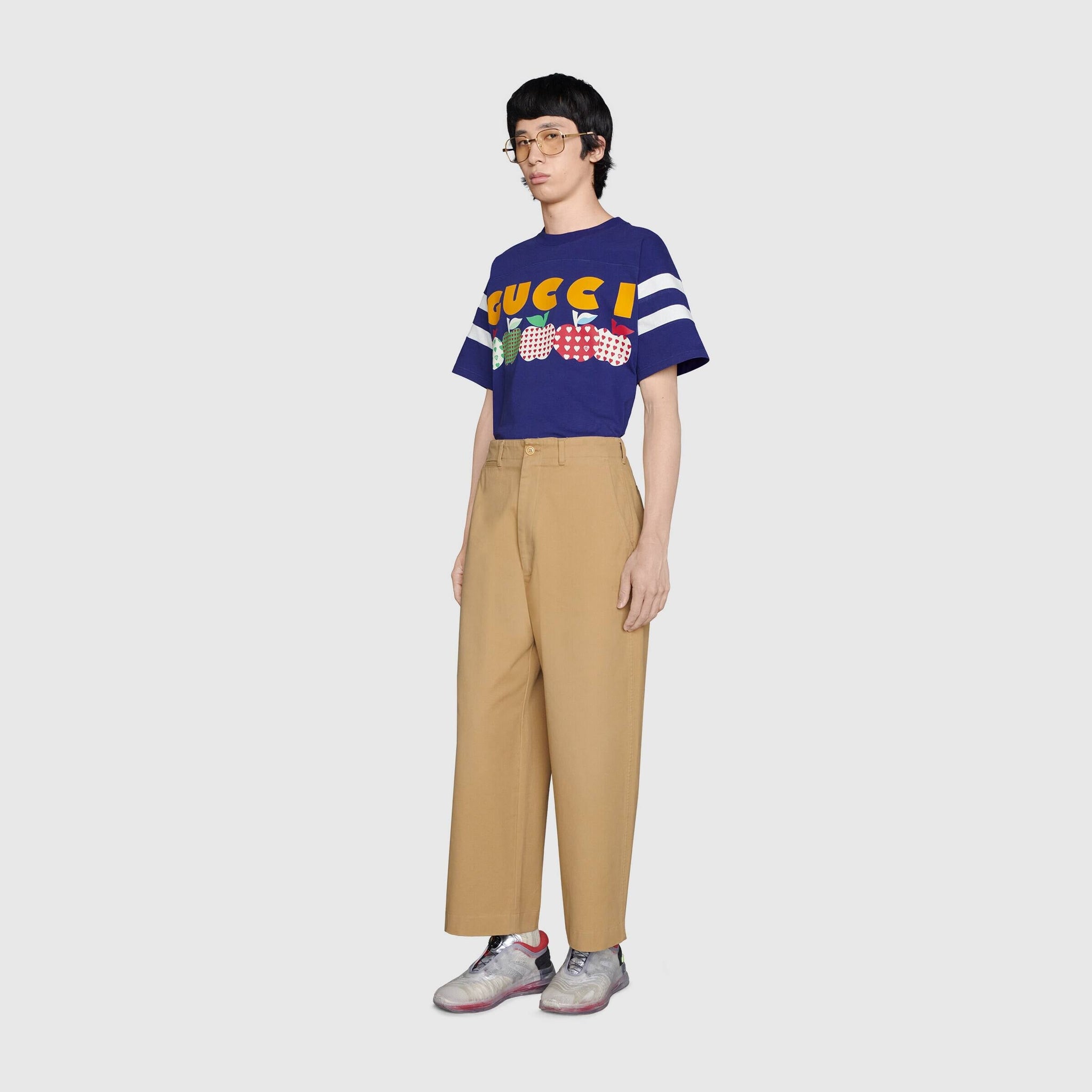 GUC Les Pommes Purple T-shirt - Styledistrict