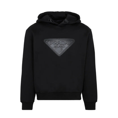 PRD triangle logo patch Black hoodie - Styledistrict