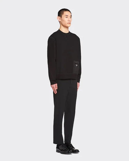 PRD Technical fabric Black Sweatshirt - Styledistrict