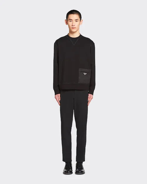 PRD Technical fabric Black Sweatshirt - Styledistrict